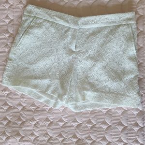 White Lace Shorts